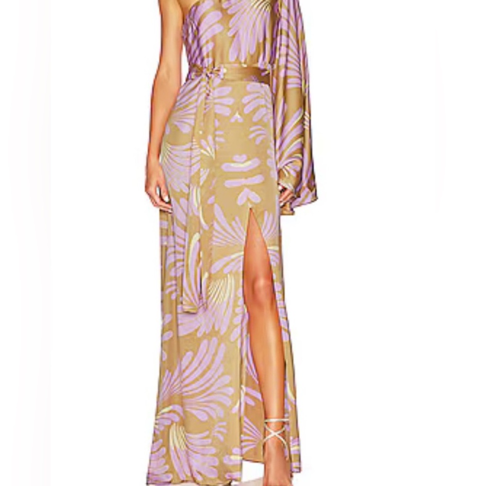 Alexis one shoulder dress gown